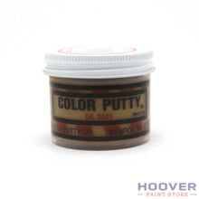 Load image into Gallery viewer, Oil Based Color Putty is used to fill holes in interior stained wood trim.
