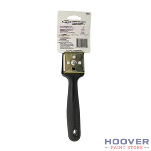 Hyde 1 1/2" paint scraper with 4 edge blade. The handle's slight curve helps to protect your hand.