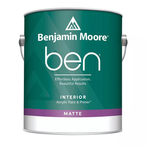 Ben is the paint that's easy to apply, easy to touch up, and easy to maintain.