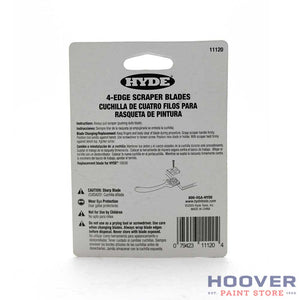 Hyde 1 1/2" 4 way scraper blade.