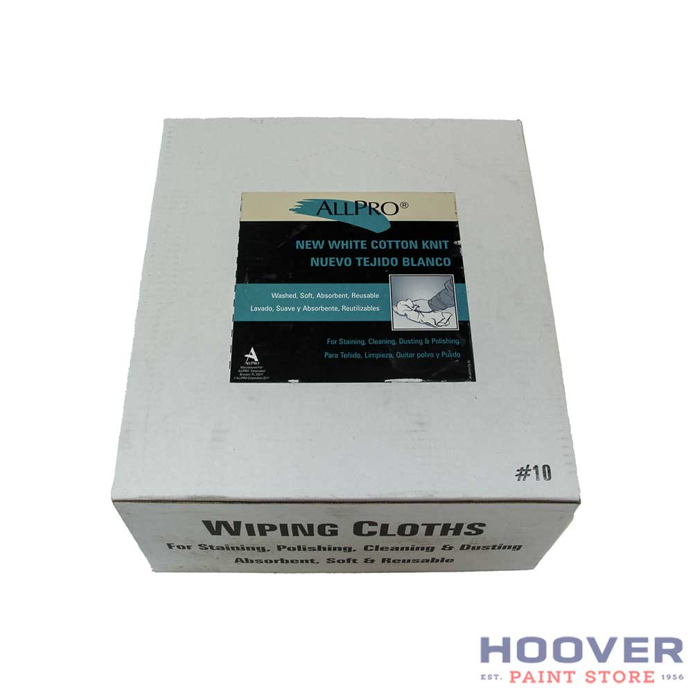 White Wiping Rags Large Box – Hoover Paint