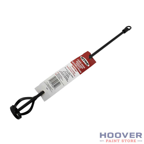 Available at Hoover Paint Store, this Hyde 46540 mixing tool attaches to a drill to make mixing paint and stains effortless.