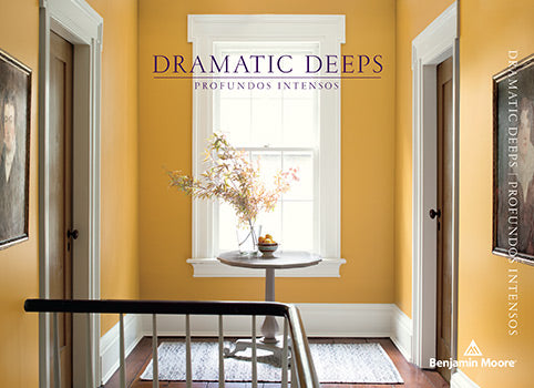 Benjamin Moore Dramatic Deeps color brochure available at Hoover Paint Store and hooverpaint.com