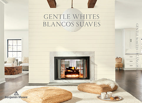 Benjamin Moore Gentle Whites Color Brochure available at Hoover Paint Store and hooverpaint.com