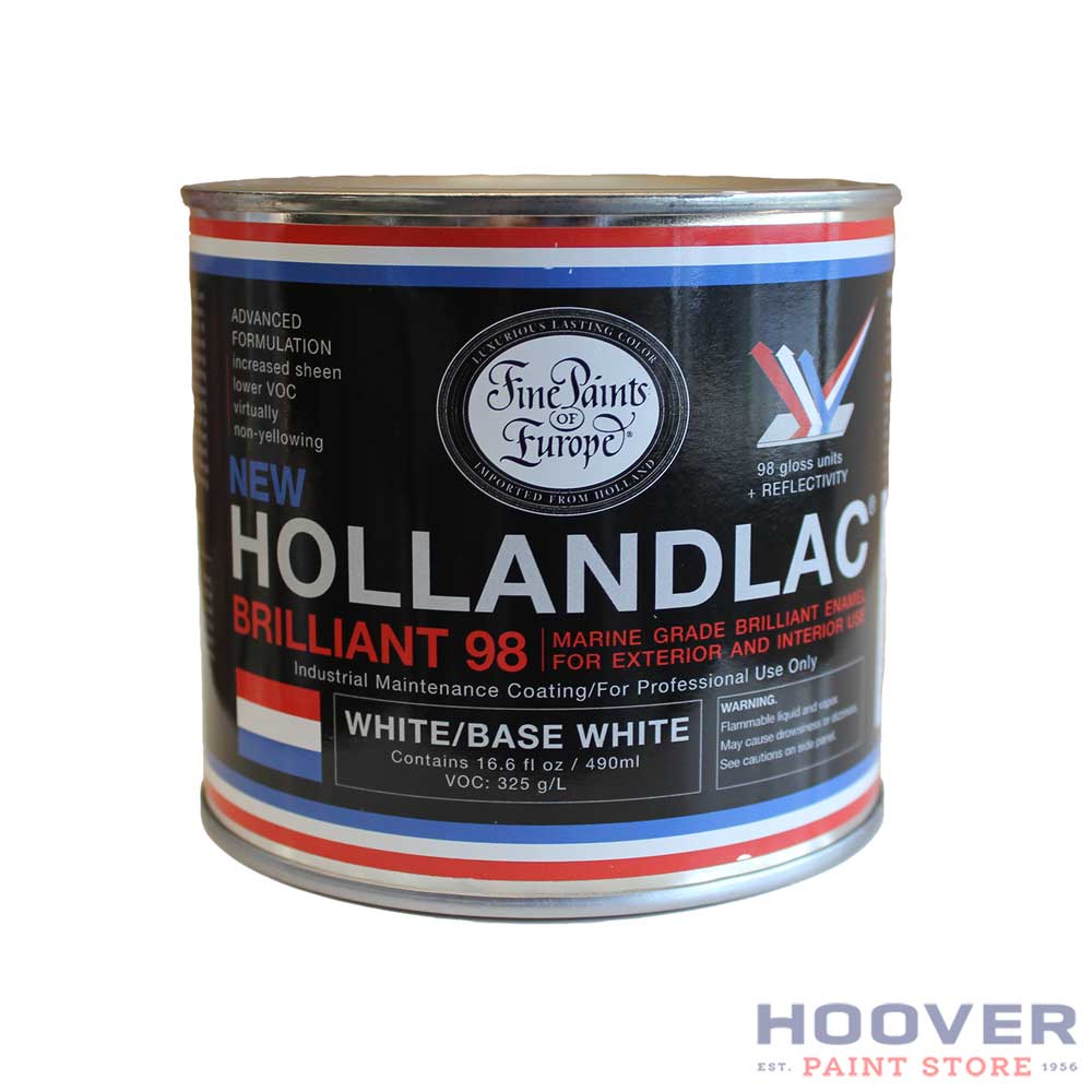 Fine Paints of Europe Hollandlac is a super high gloss oil base enamel available at Hoover Paint Store.