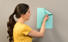 Load image into Gallery viewer, Example of using the Sure-Swatch from Hoover Paint Store to pick a paint color.
